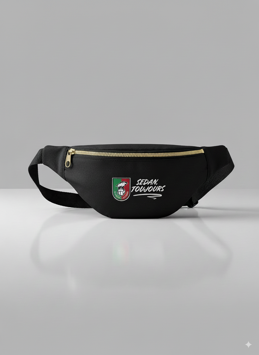 SACOCHE BANANE NOIR " SEDAN TOUJOURS "